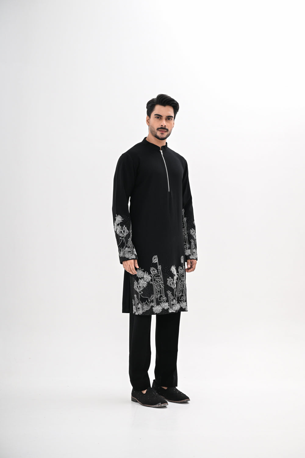 MIDNIGHT SAFARI KURTA