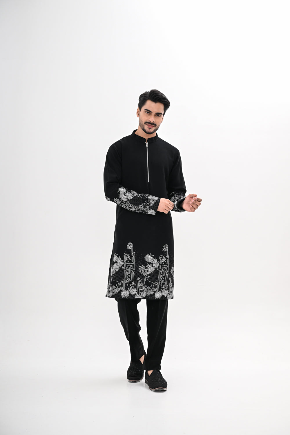 MIDNIGHT SAFARI KURTA