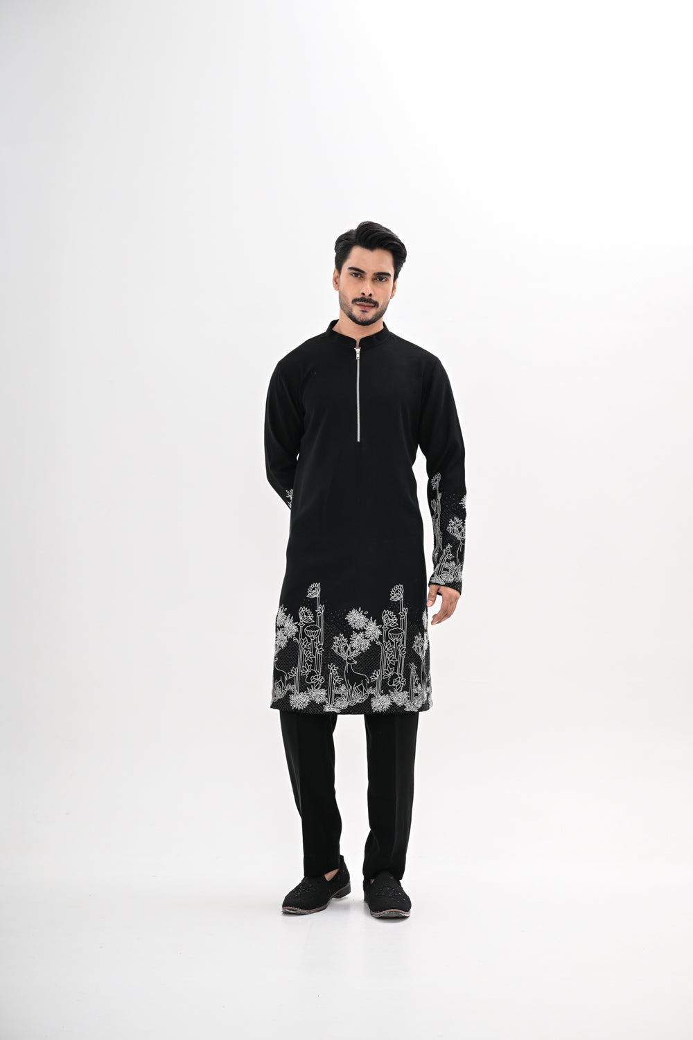 MIDNIGHT SAFARI KURTA