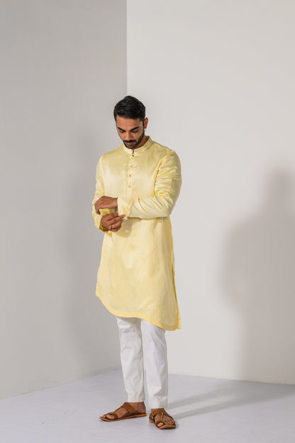 RADIANT SUNBURST NEHRU KURTA  SET