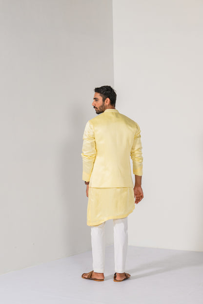 RADIANT SUNBURST NEHRU KURTA  SET