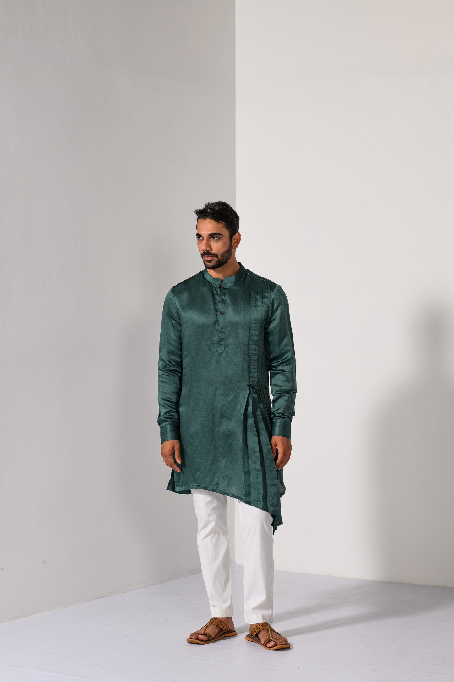 JADE PATTERN NEHRU KURTA  SET