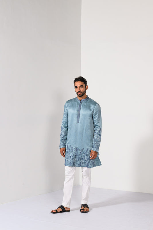 BLUE BLOSSOM KURTA SET