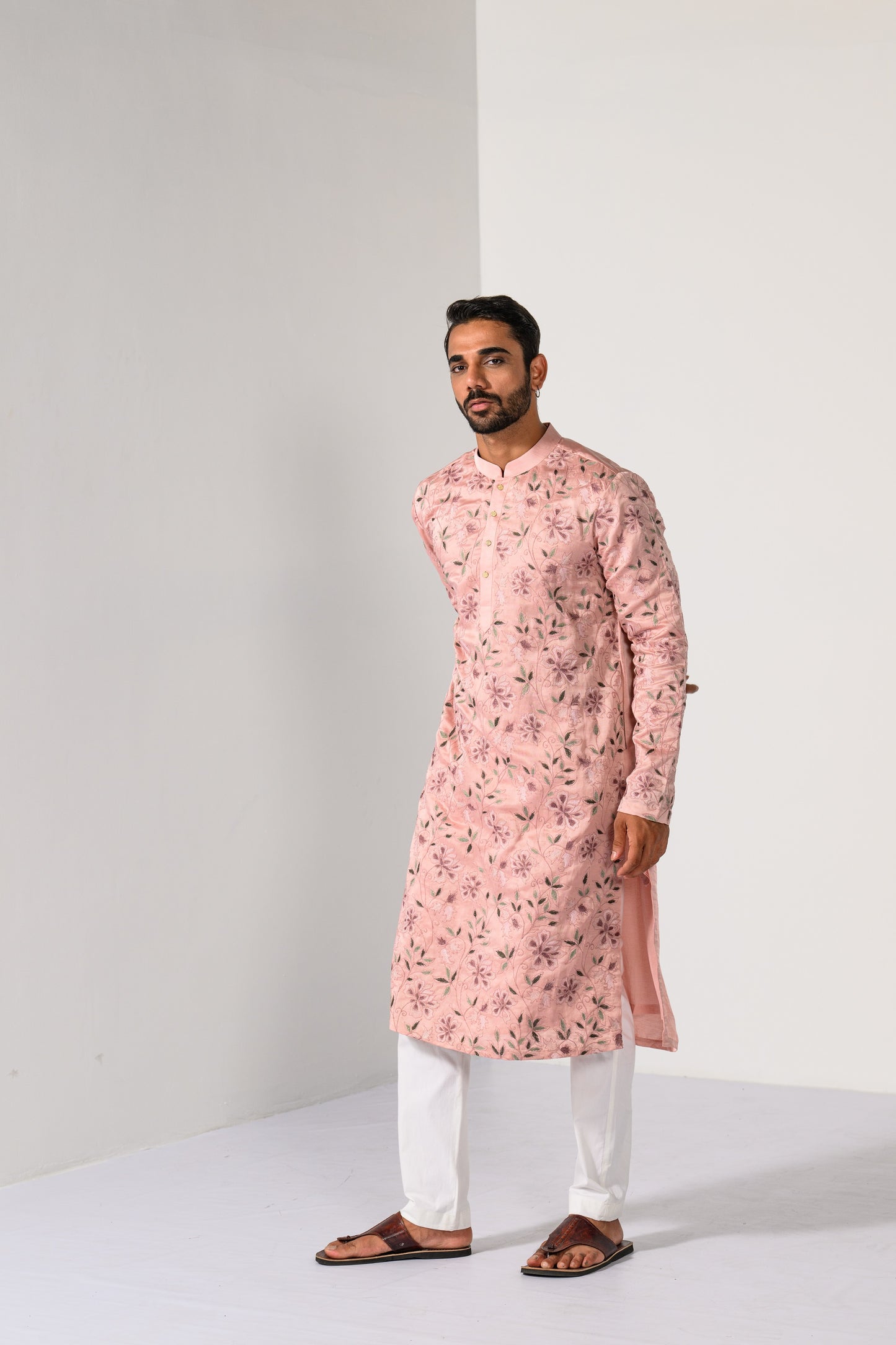 BLUSH BLOSSOM KURTA SET