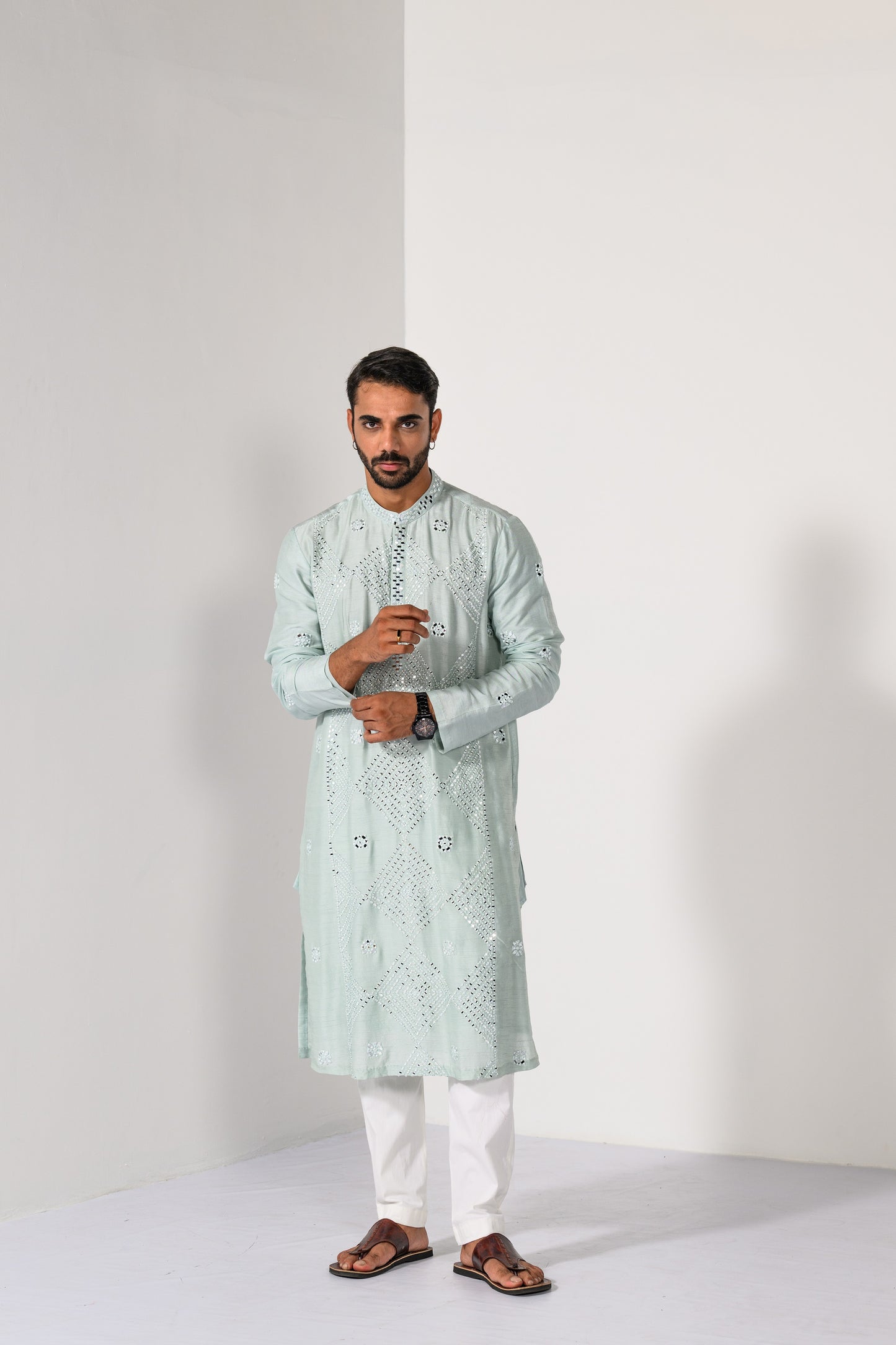 ICY GLIMMER KURTA SET