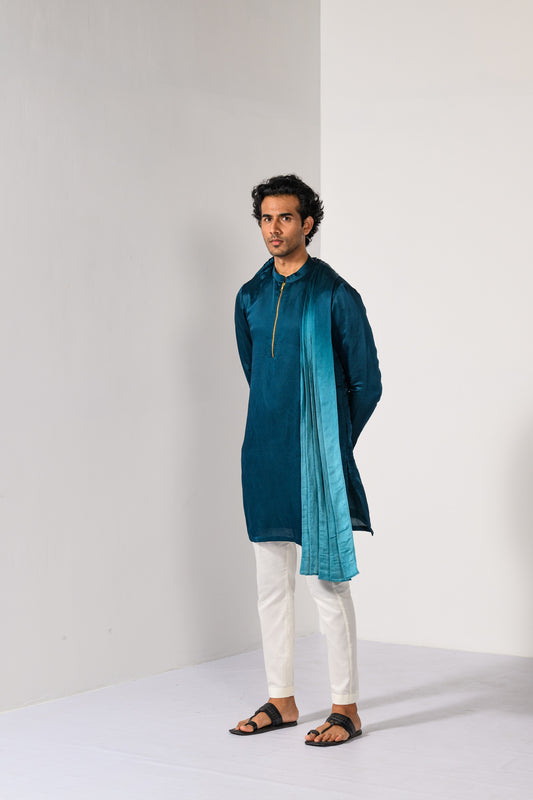 TEAL TRANSITION KURTA SET