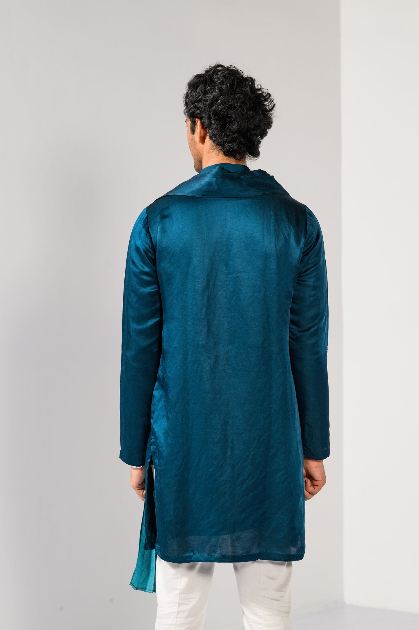 TEAL TRANSITION KURTA SET