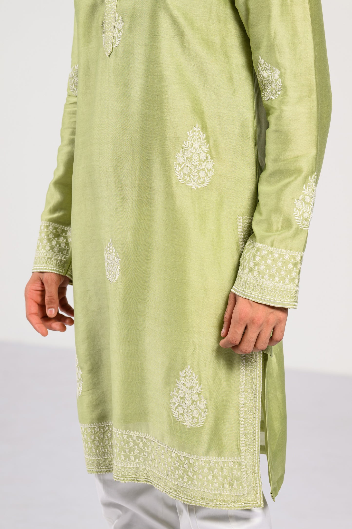 SAGE GREEN KURTA SET