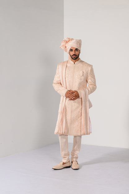 IMPERIAL BLUSH SHERWANI SET