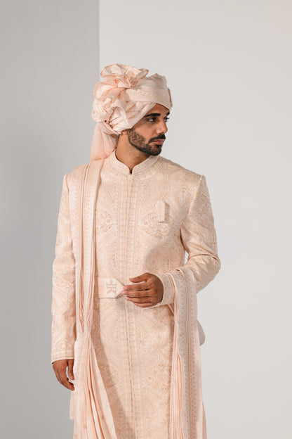 IMPERIAL BLUSH SHERWANI SET