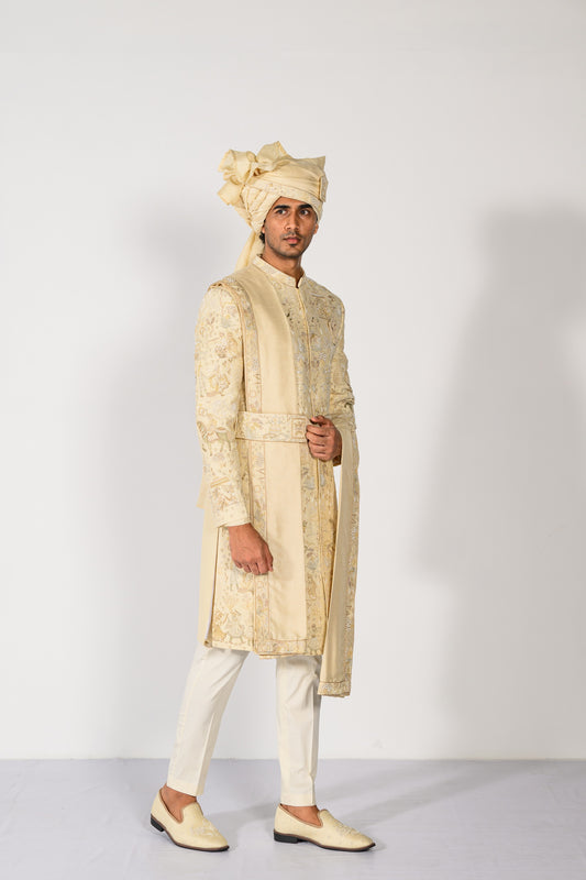 REGAL PEARL SHERWANI SET