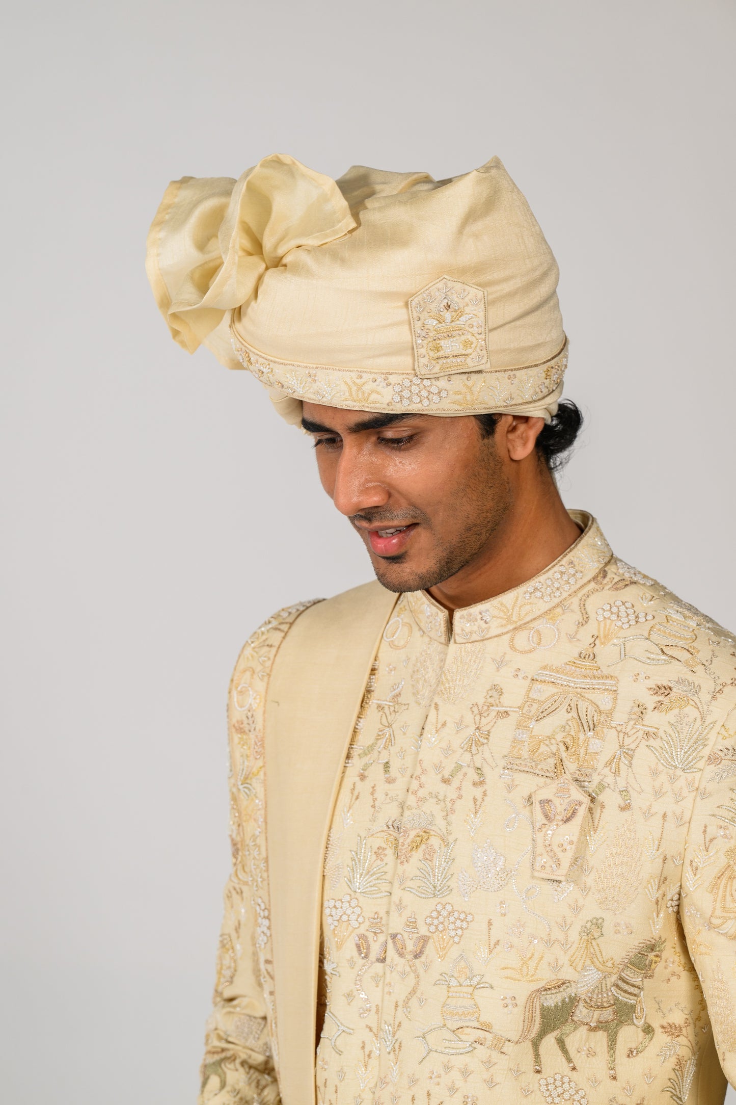 REGAL PEARL SHERWANI SET