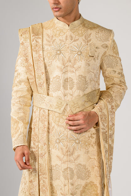 ROSY SPLENDOR SHERWANI SET