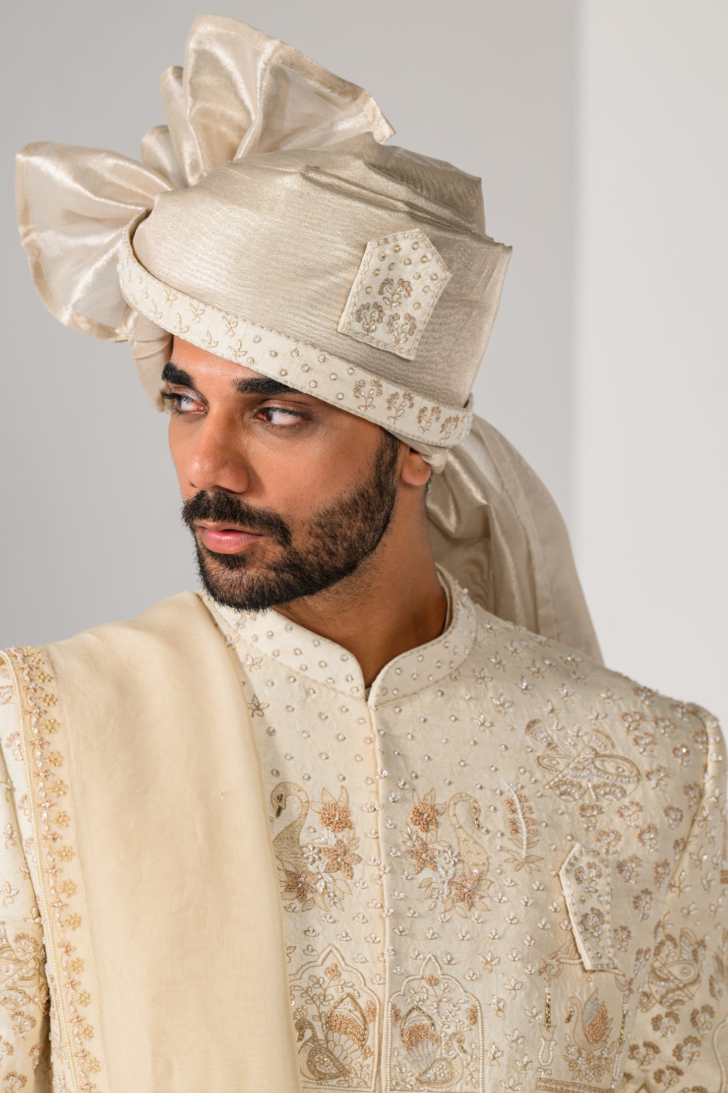 ROYAL IVORY SHERWANI SET