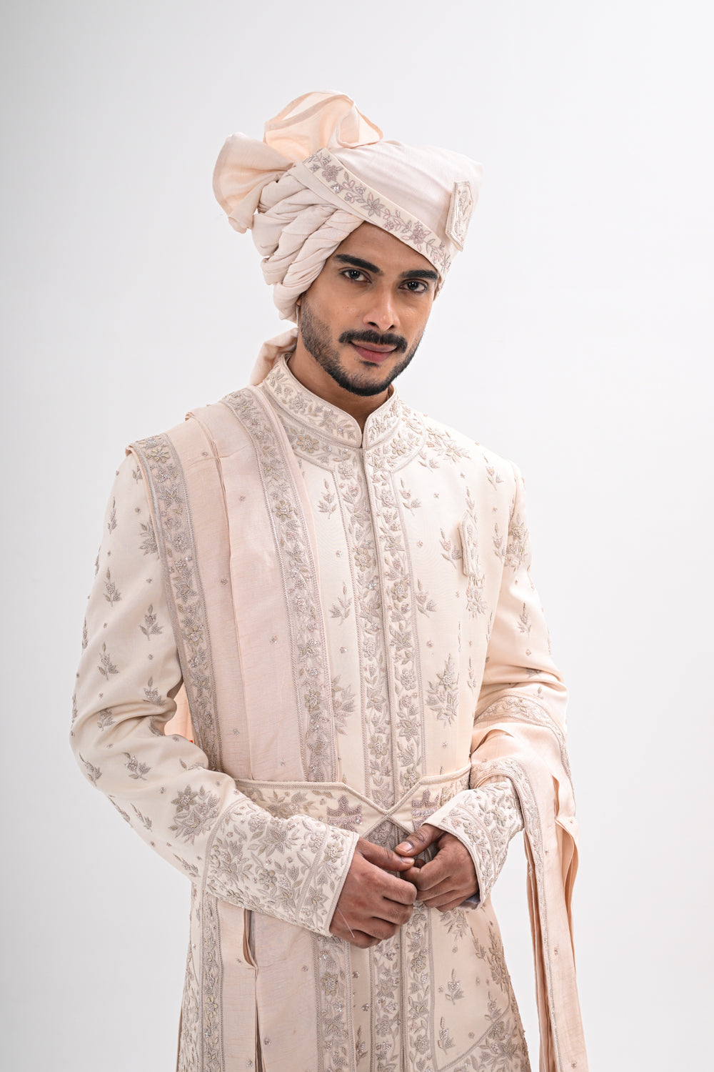 FAWN RAJWADA SHERWANI SET
