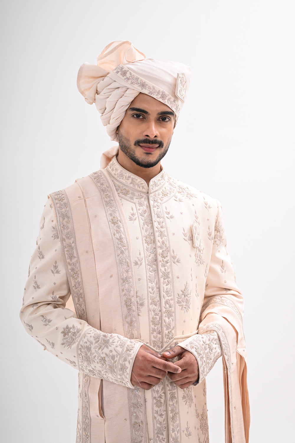 FAWN RAJWADA SHERWANI SET