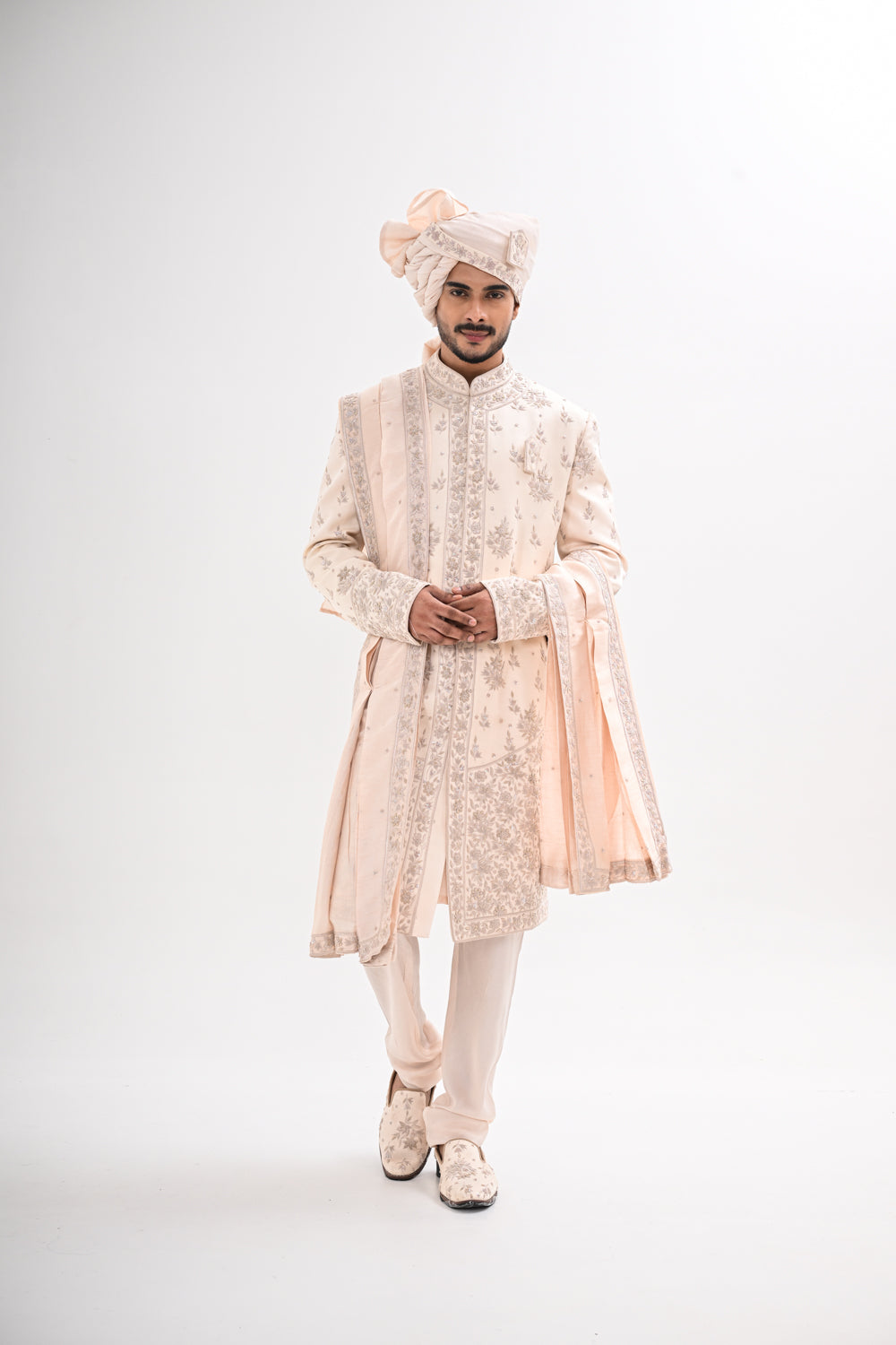 FAWN RAJWADA SHERWANI SET