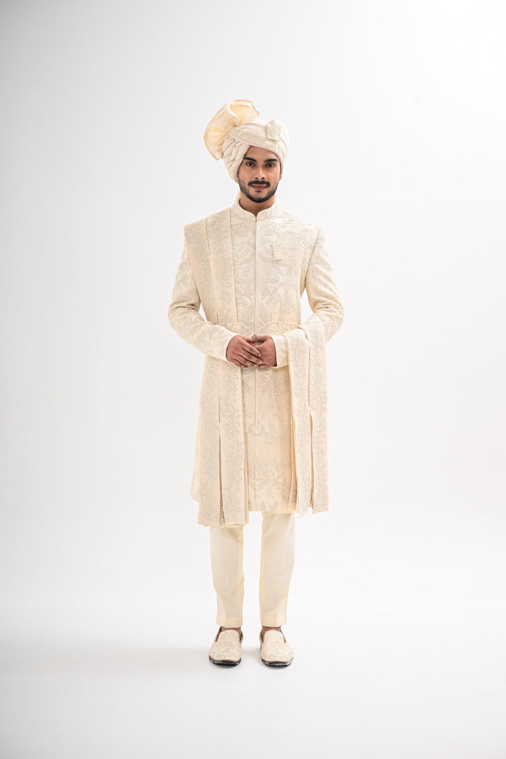 IVORY SHERWANI SET