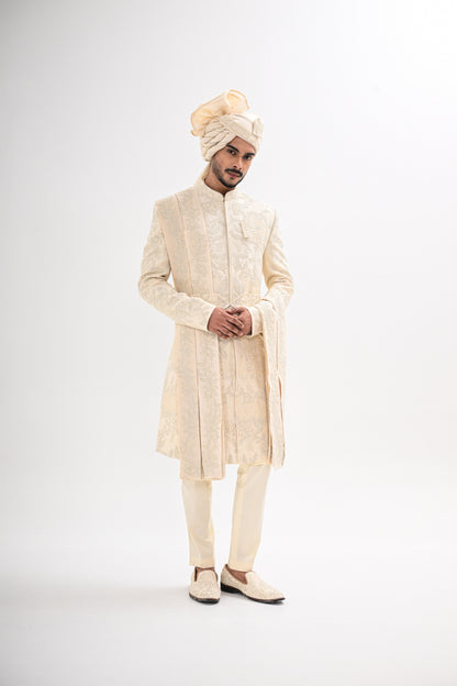 IVORY SHERWANI SET