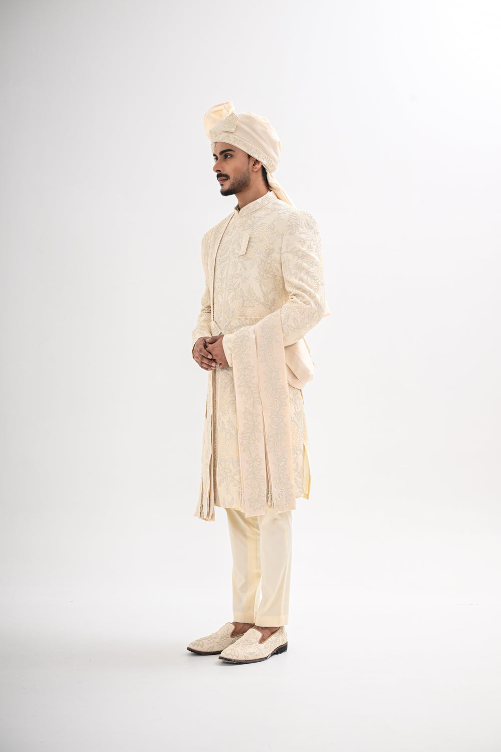 IVORY SHERWANI SET