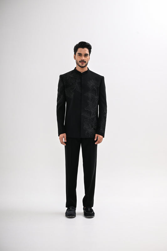 ROYAL BLOSSOM BANDHGALA SET