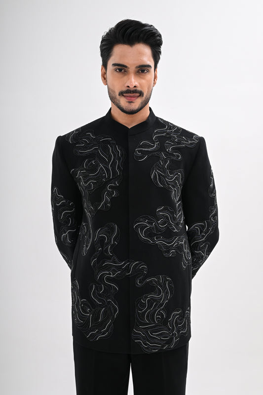 NOCTURA BANDHGALA SET