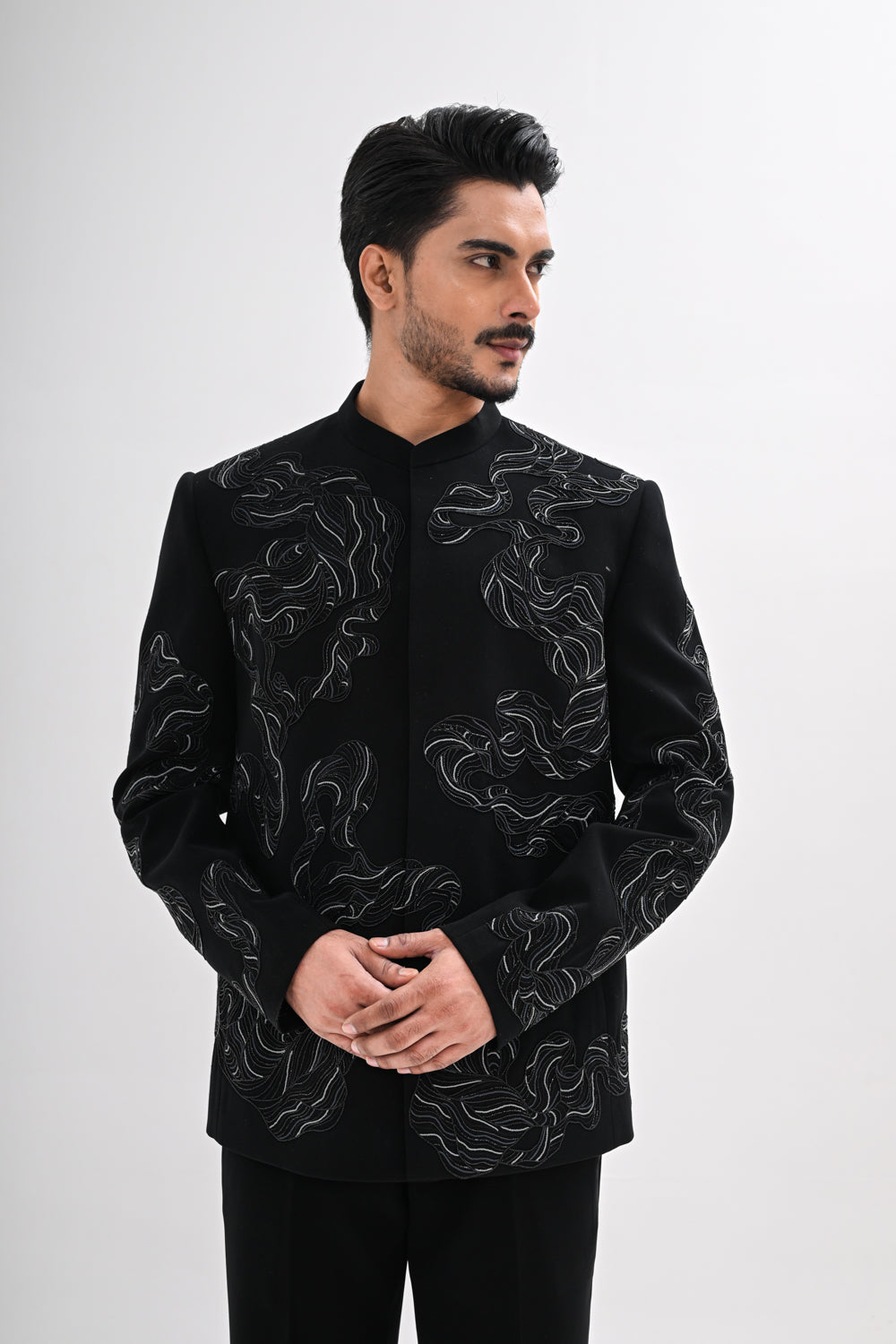 NOCTURA BANDHGALA SET