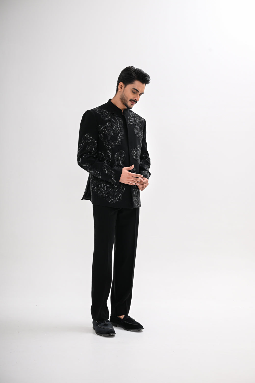 NOCTURA BANDHGALA SET