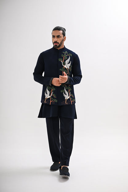 INDIGO GROVE NEHRU JACKET SET