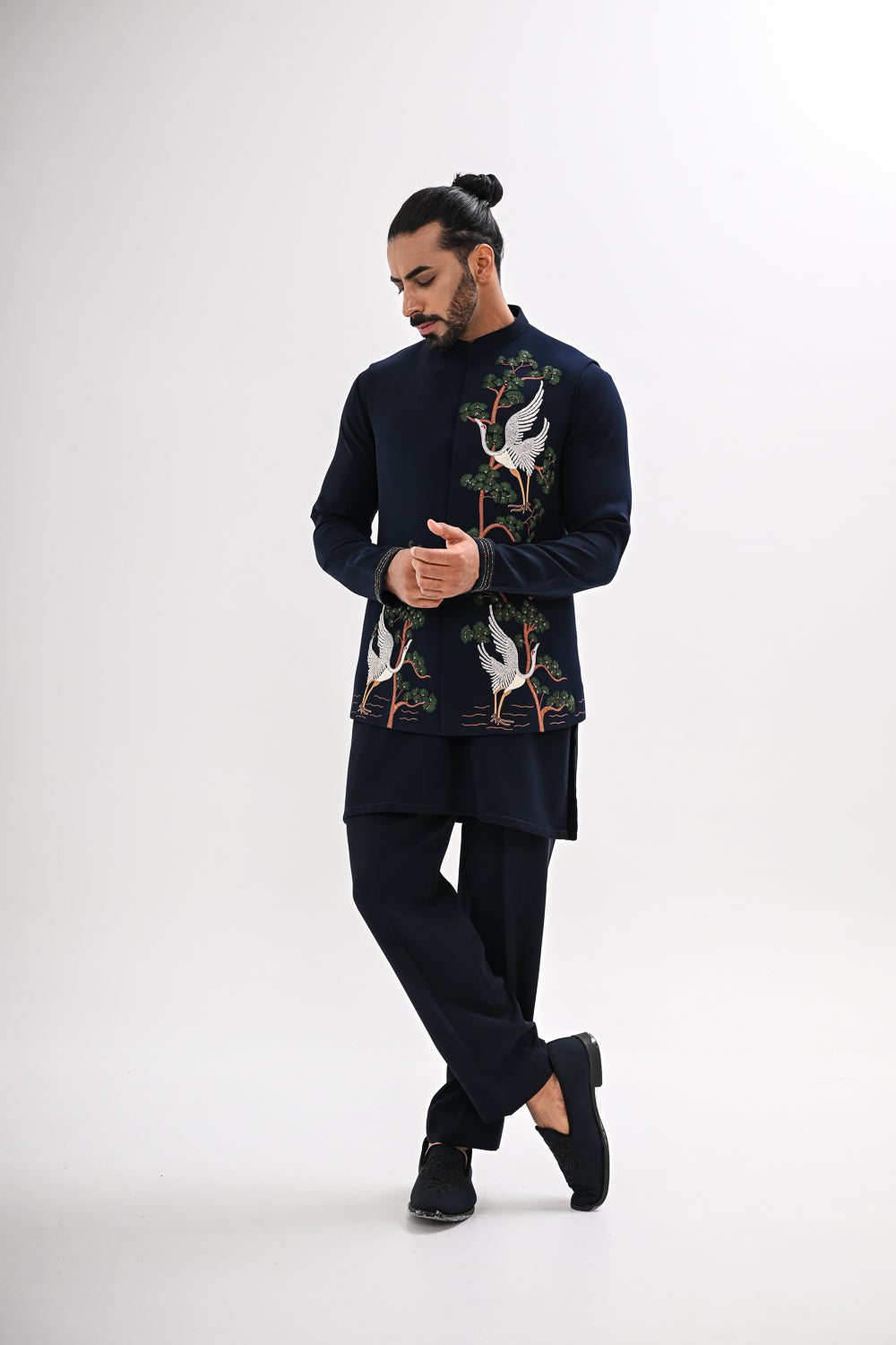 INDIGO GROVE NEHRU JACKET SET