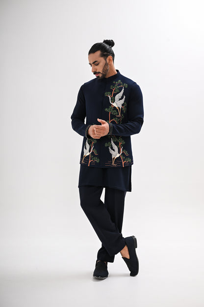 INDIGO GROVE NEHRU JACKET SET