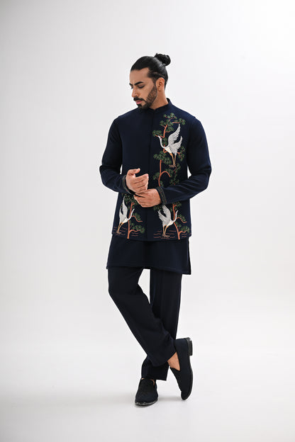 INDIGO GROVE NEHRU JACKET SET