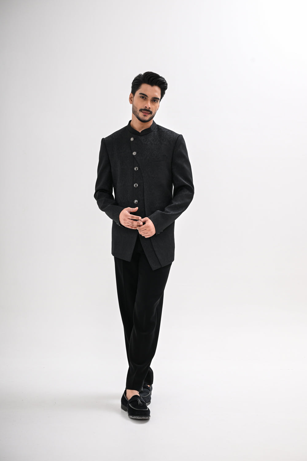 FLOREAL BANDHGALA SET