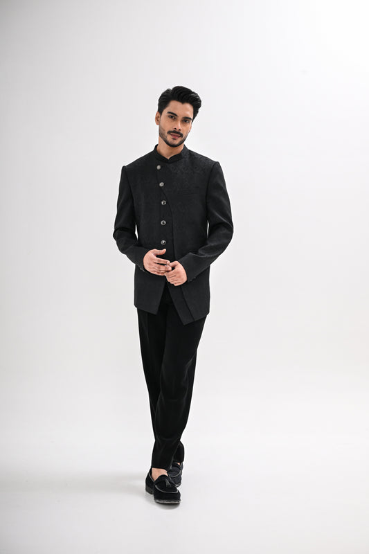 FLOREAL BANDHGALA SET