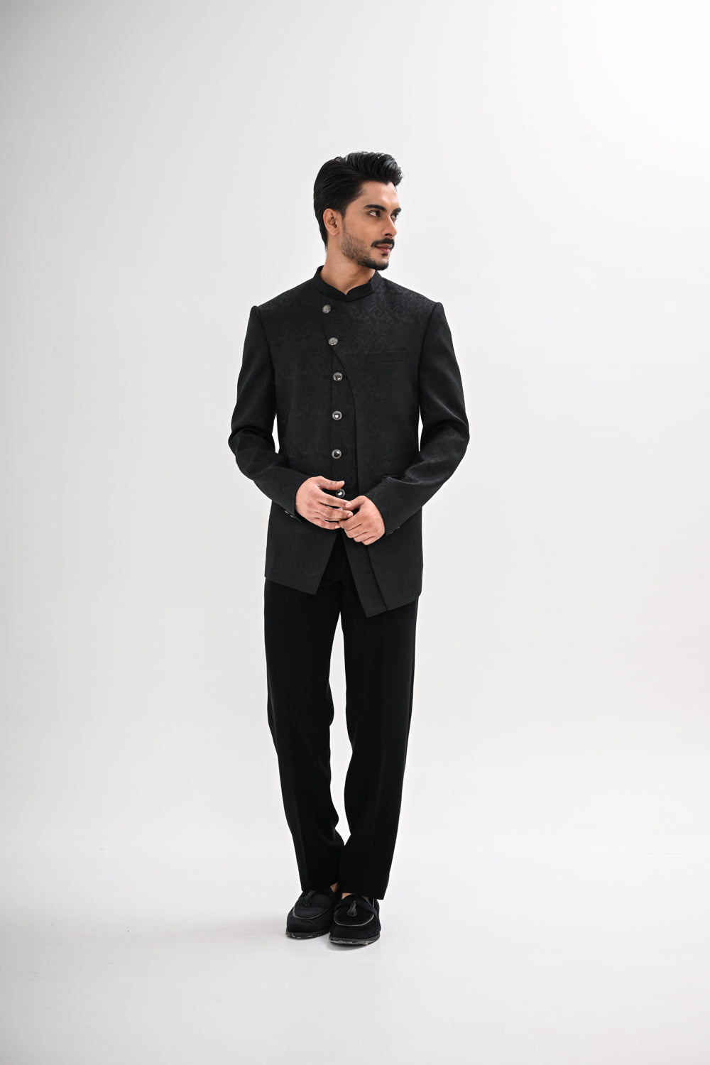 FLOREAL BANDHGALA SET