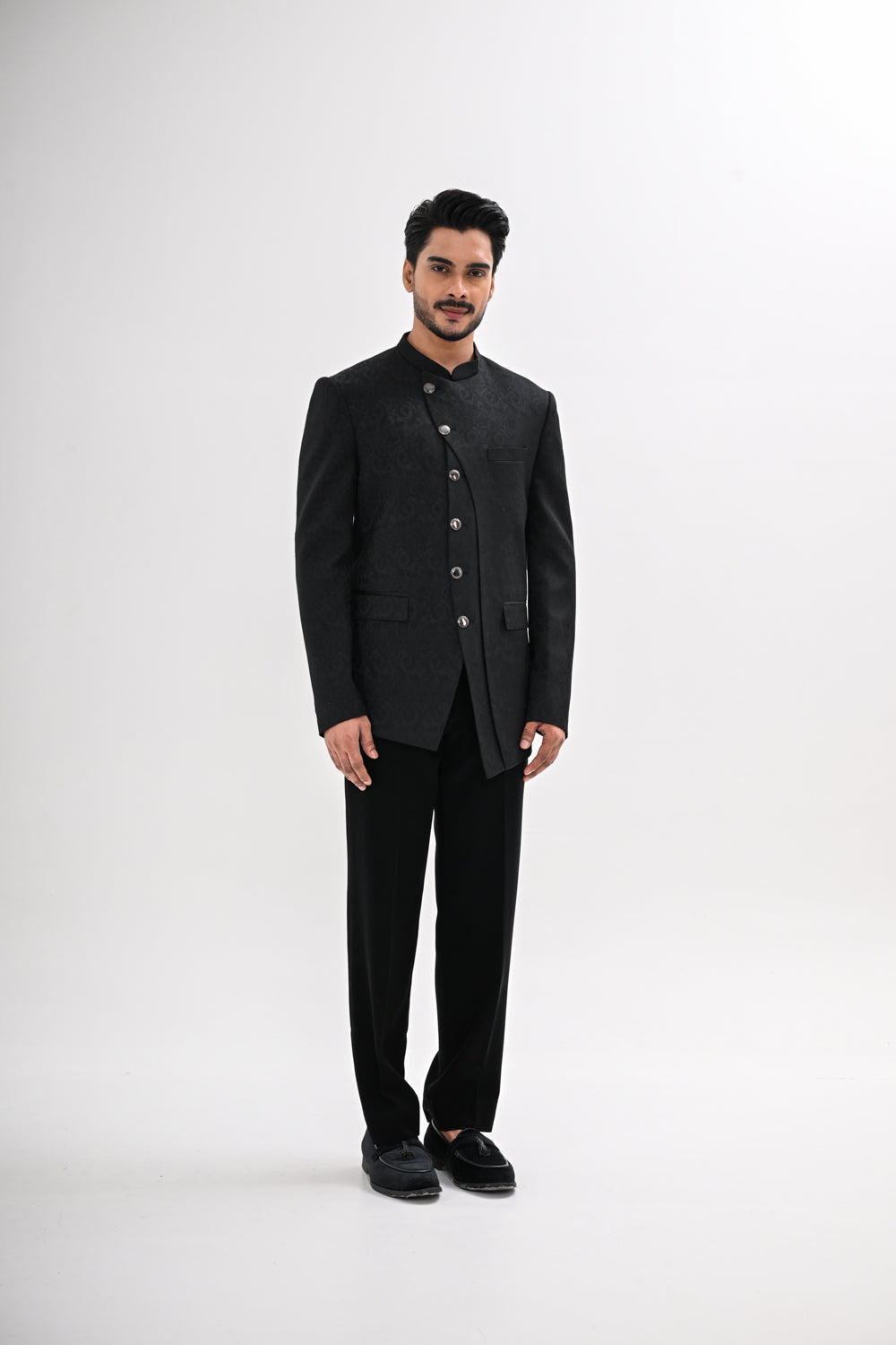 FLOREAL BANDHGALA SET