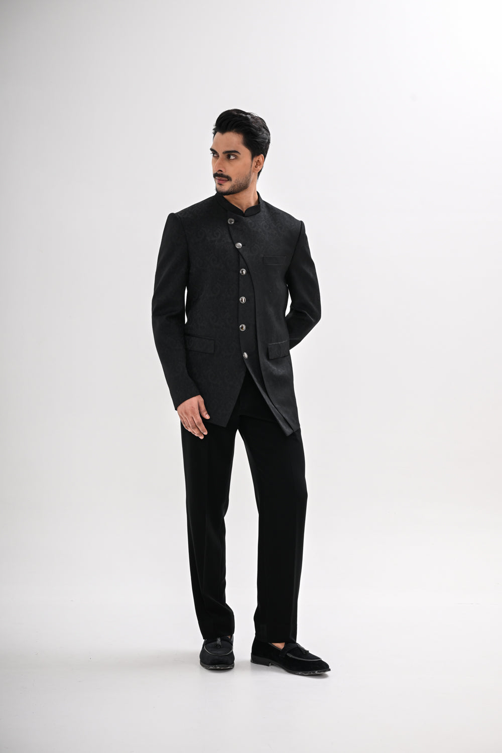 FLOREAL BANDHGALA SET