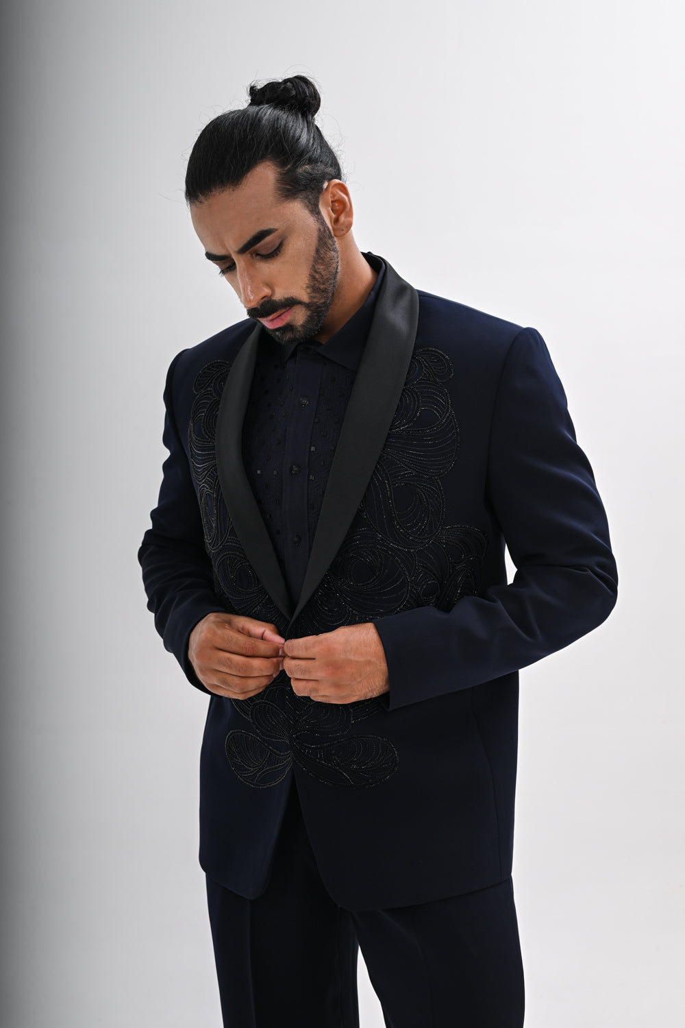 MIDNIGHT BLUE TUXEDO SET