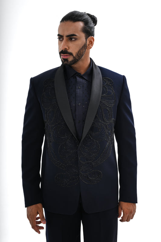 MIDNIGHT BLUE TUXEDO SET