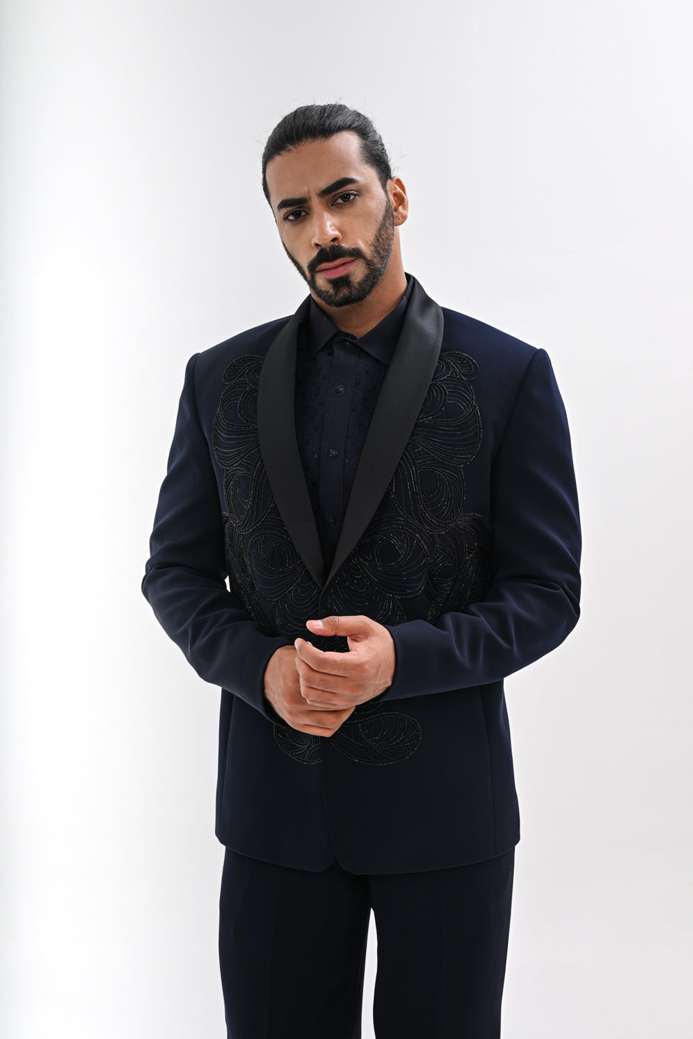 MIDNIGHT BLUE TUXEDO SET