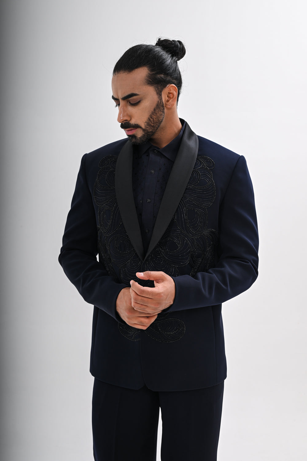 MIDNIGHT BLUE TUXEDO SET