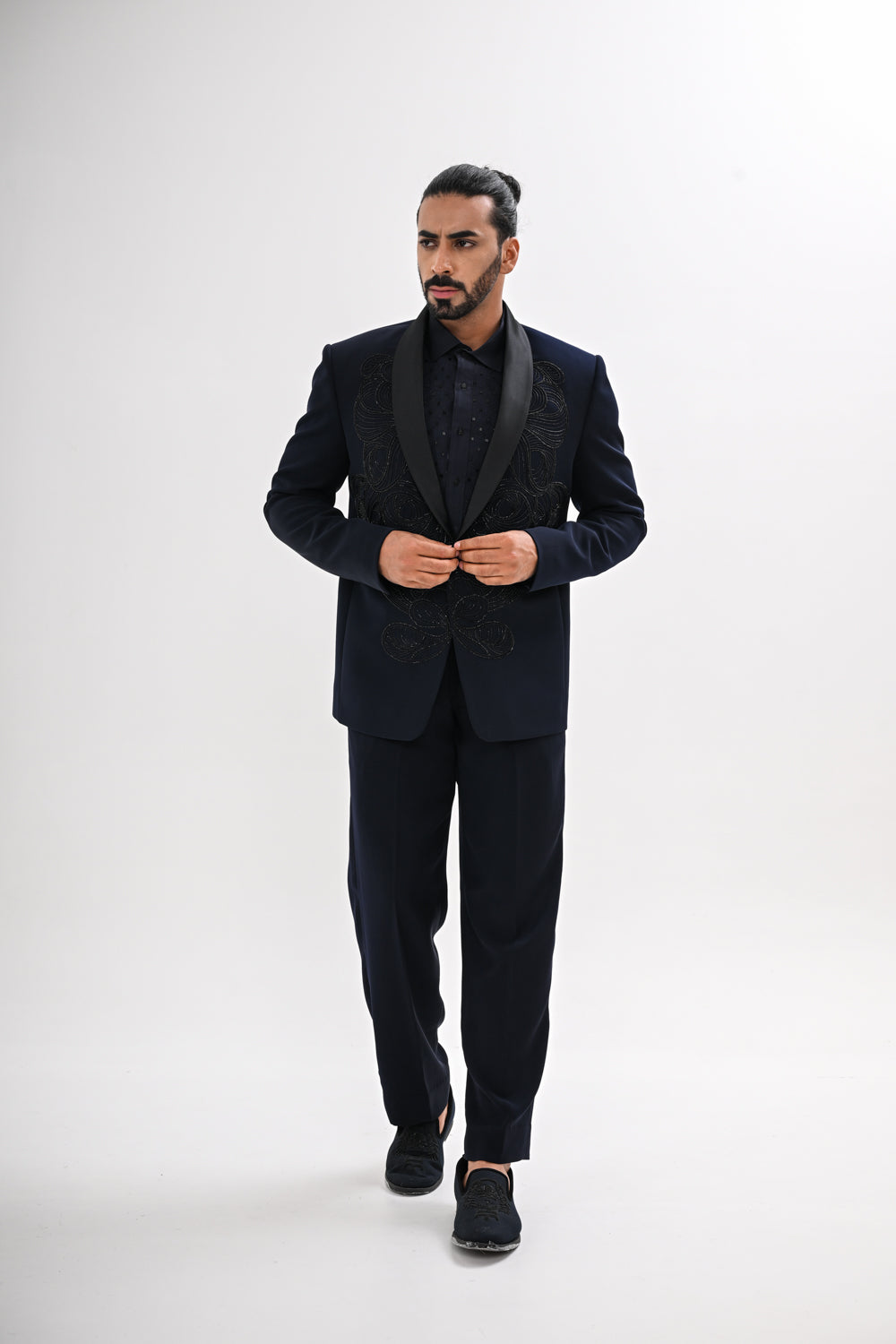 MIDNIGHT BLUE TUXEDO SET