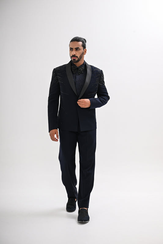 NAVY ELECTRIA TUXEDO SET