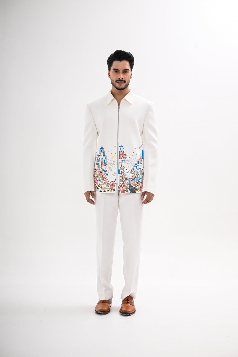 DOMES OF GREECE JACKET SET