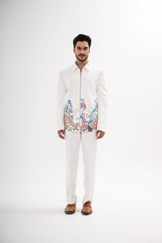 DOMES OF GREECE JACKET SET