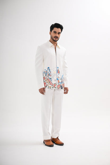 DOMES OF GREECE JACKET SET