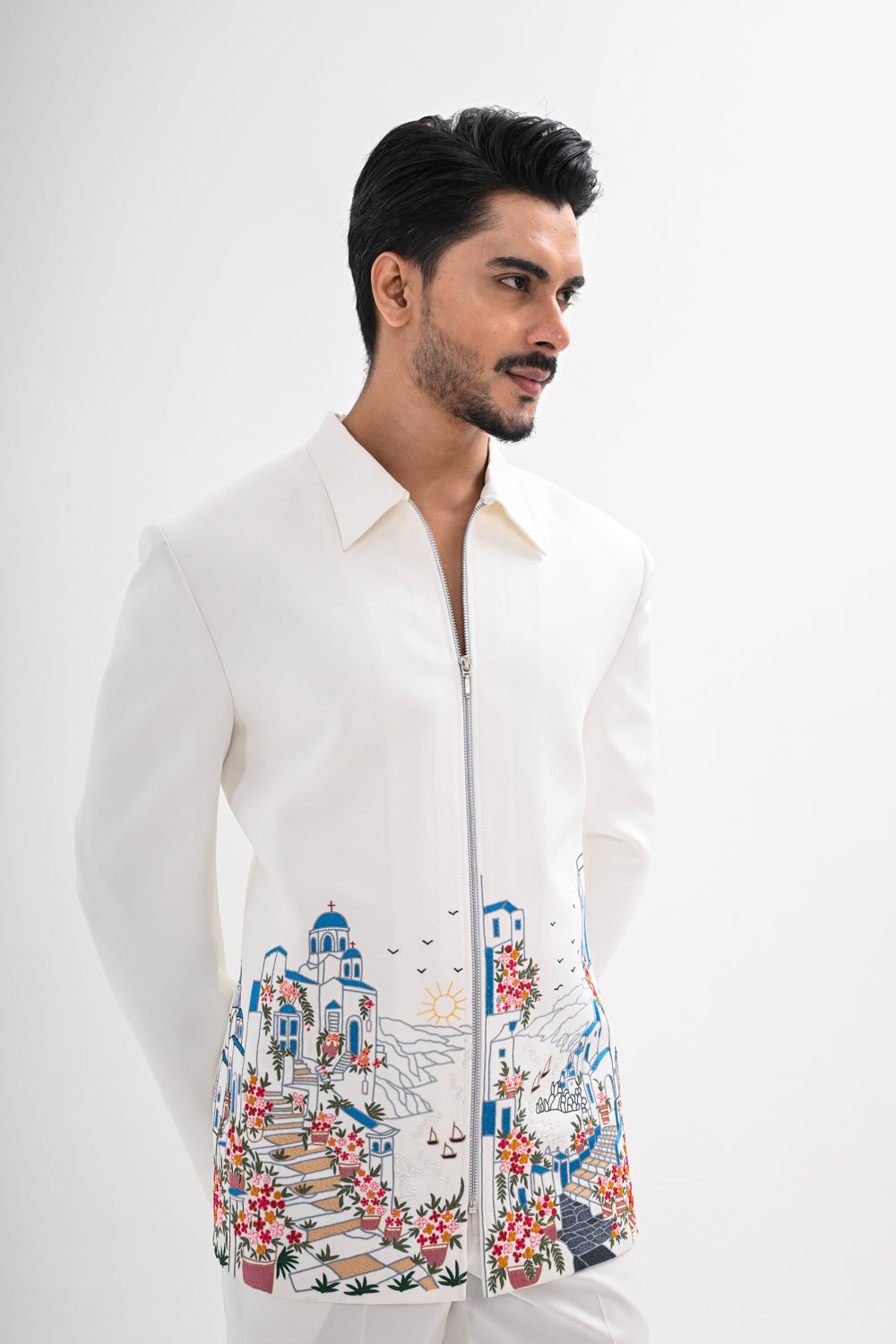DOMES OF GREECE JACKET SET