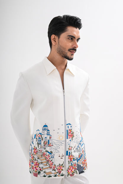 DOMES OF GREECE JACKET SET