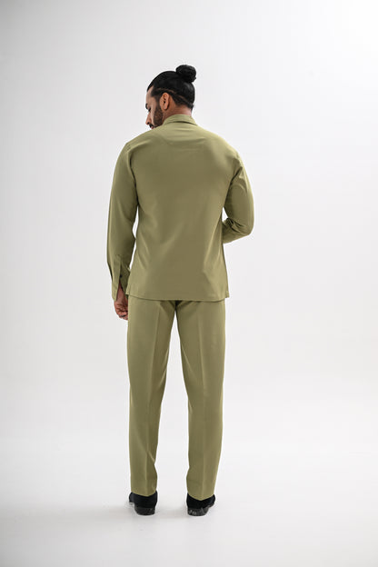 OLIVE GREEN CO-ORD SET