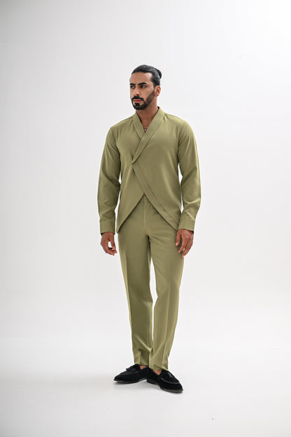 OLIVE GREEN CO-ORD SET